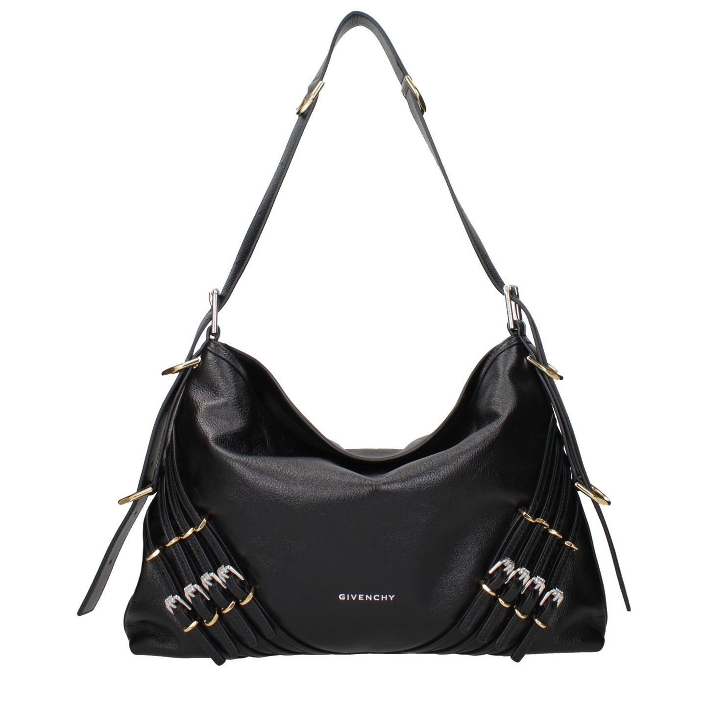 Givenchy Ring Hobo – Black Leather Bag