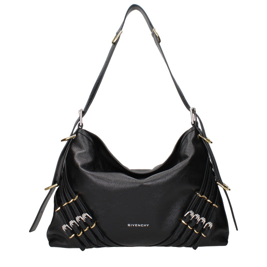 Givenchy Ring Hobo – Black Leather Bag