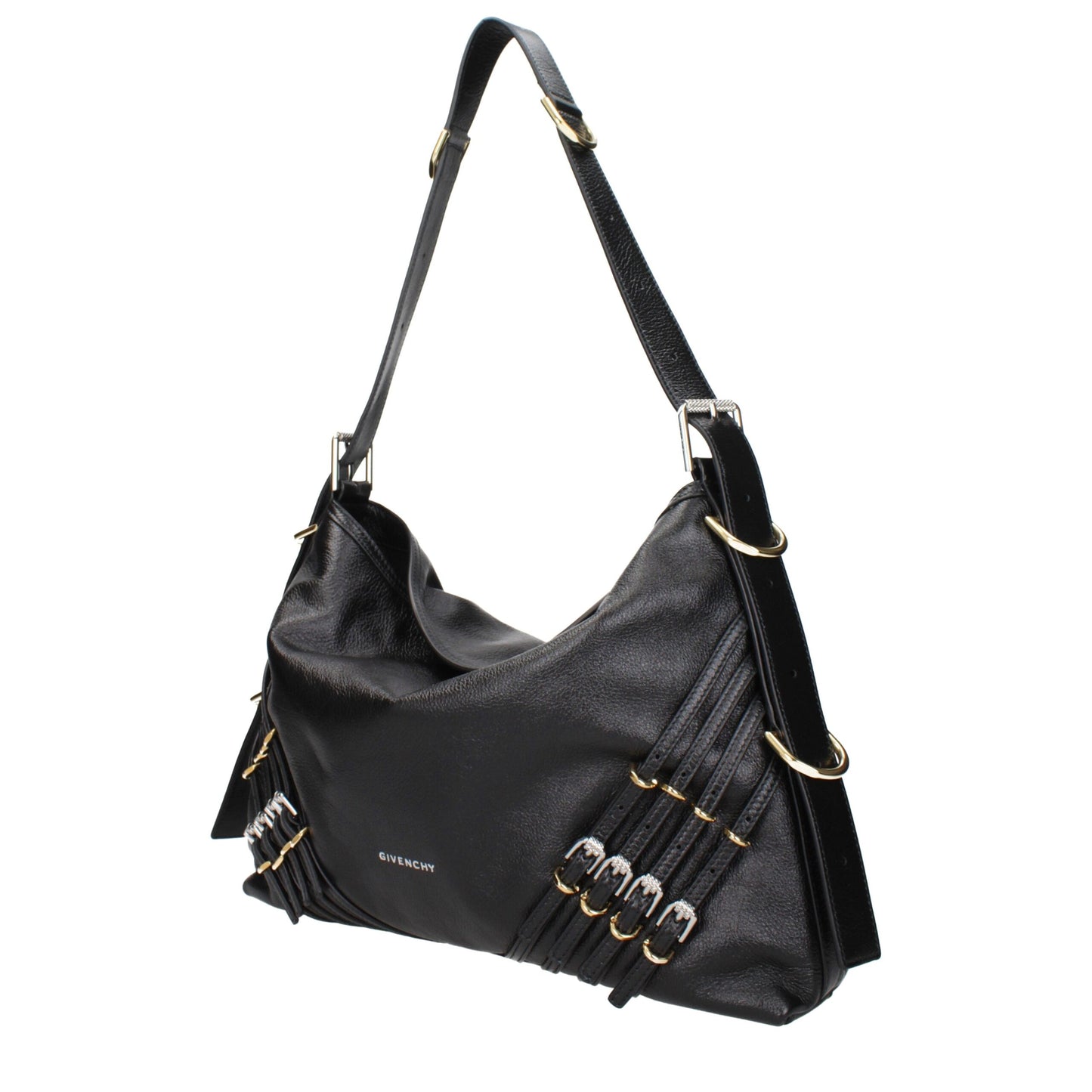 Givenchy Ring Hobo – Black Leather Bag