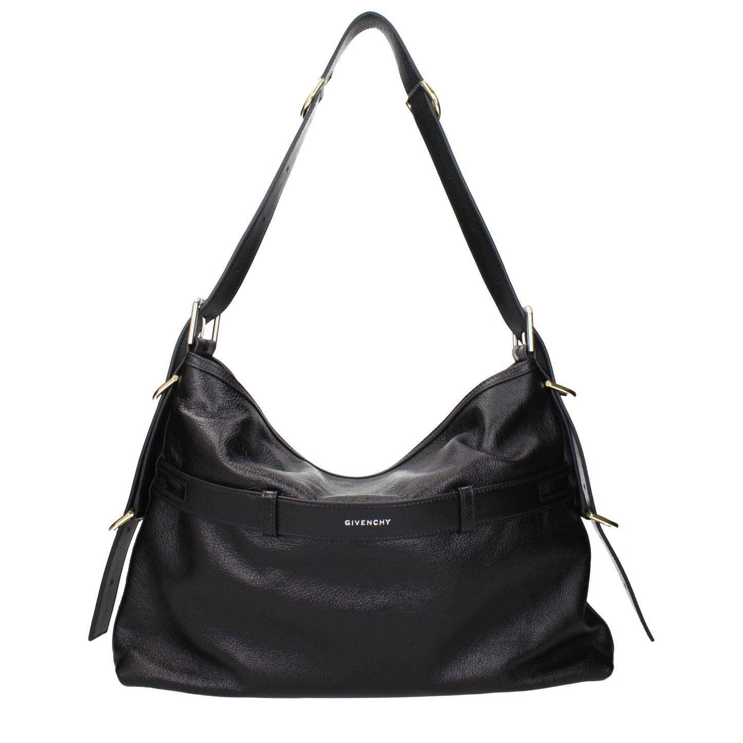 Givenchy Ring Hobo – Black Leather Bag