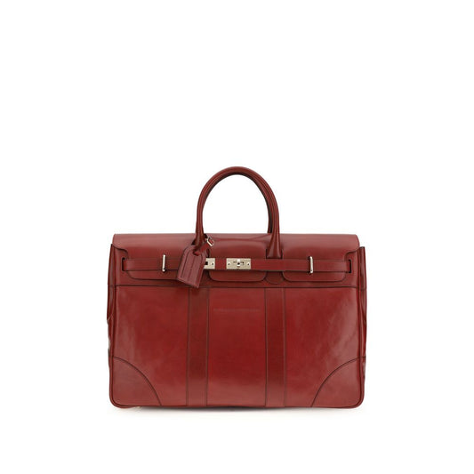 Brunello Cucinelli Holdall – Burgundy Leather Holdall