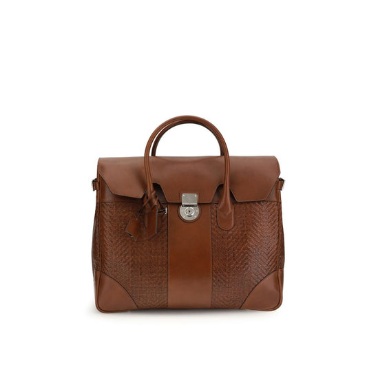 Brunello Cucinelli – Brown Leather Shoulder Bag